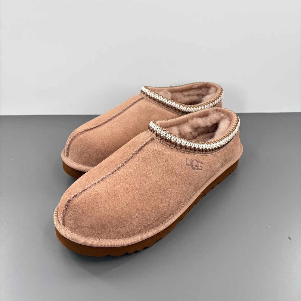 UGG Tasman II Rocky Oak Mens Slip On Slipper Mule Lamb Fur Size 11 - Picture 2 of 11